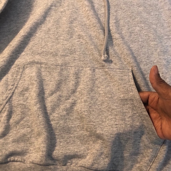 Honey Punch Gray Long Sleeve Drawstring Hoodie - Picture 4 of 6